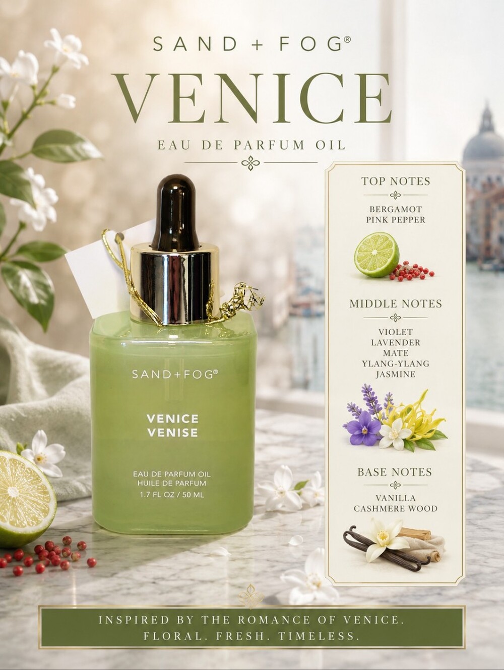NEW Venice Sand + Fog Fragrance Oil